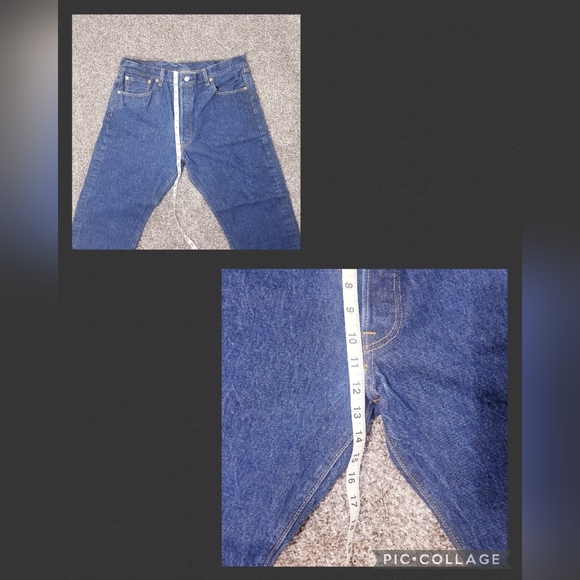 501 ORIGINAL FIT BUTTON UP LEVI'S JEANS - Picture 9 of 16